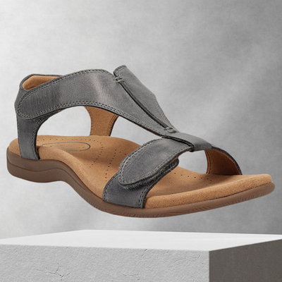 FunStep - Schnalle Leder flach Sandalen