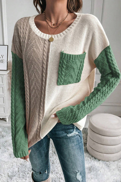 Hermione - Farbblock-Sweater