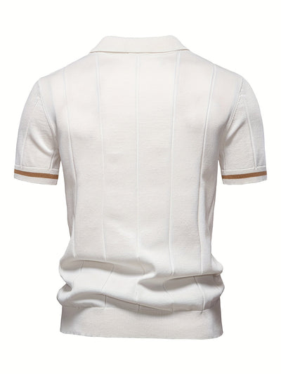 Lukas | Das vielseitige Strickpolo für Männer