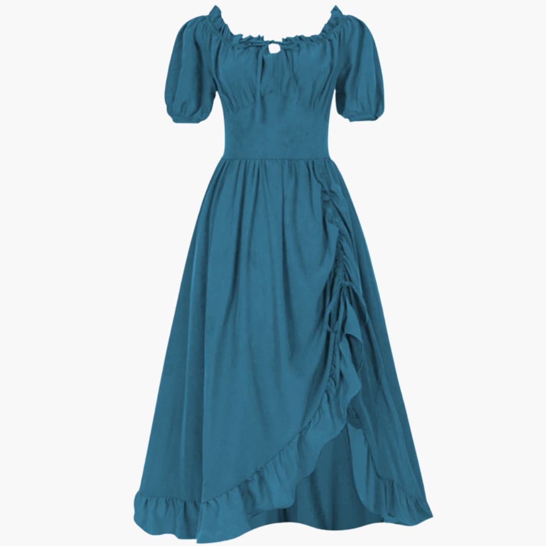 Oktoberfest Dirndl Kleid 2025 mit Rüschen für Damen