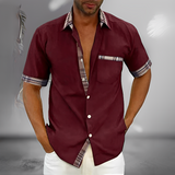 Henrick - Ein elegantes und bequemes Herren-Sommerhemd in Rot