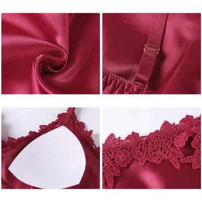 Audrey - 5 Teiliges Satin Set