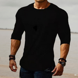 Stilvolles Herren Slim Fit Stretch Shirt - Felix in Schwarz
