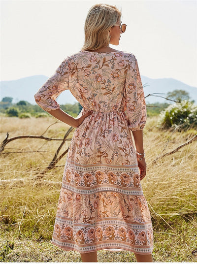 Donata - Lässiges Boho‑Kleid