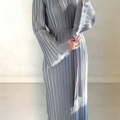 BABETTE - LANGES PLISSEE-KLEID