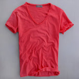 Brett – Bequemes, lässiges Herren-T-Shirt in Rot