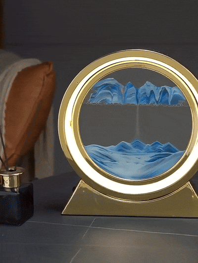SandFlow Lampe – 3D Sandscape LED Tischlampe