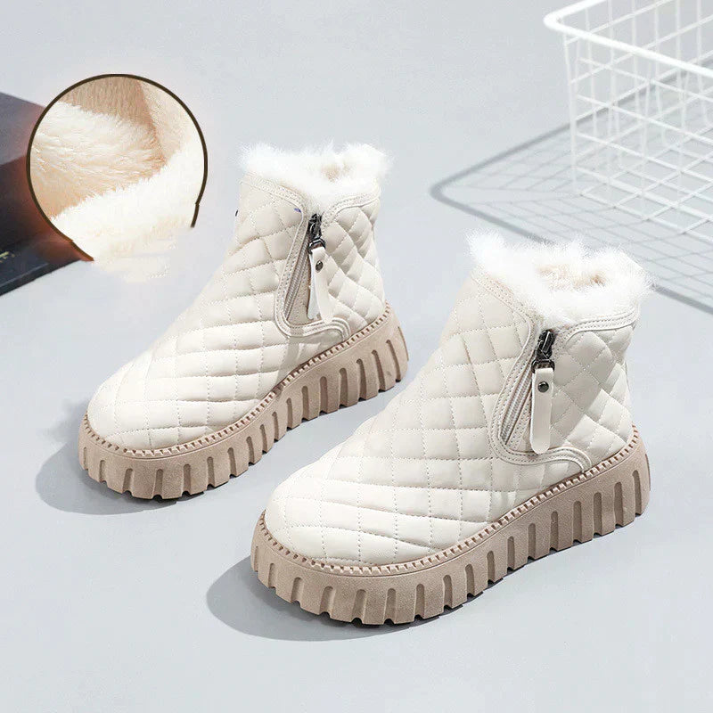 Mia - Schneestiefel Baumwolle Rutschfest