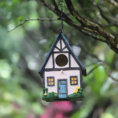 NestHaven Nest - Rustikales Garten Hängendes Vogelhaus