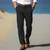 Kyle - Bequeme Herren-Knöchelhose in Schwarz