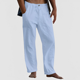Jovan - Bequeme Sommerhose für Herren mit Kordelzug in Blau