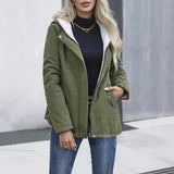 Steppjacke für Damen mit Thermofutter - Lianne in Grün