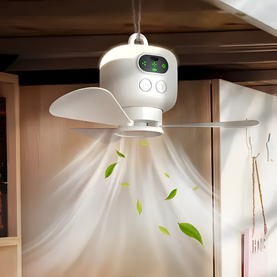 CoolTrail - Camping Ventilator für draußen USB Wiederaufladbar