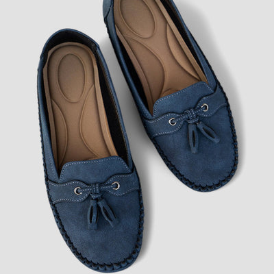 Charlotte | Bequeme Mokassins mit Schleife
