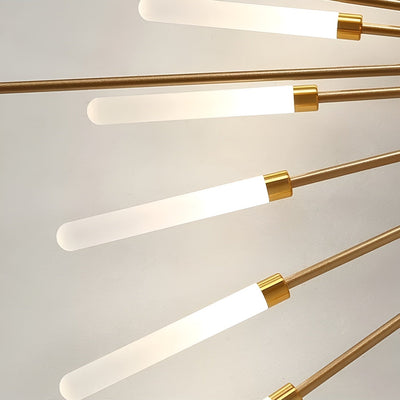 CelestialArc Light - Moderne Feuerwerk LED-Deckenleuchte