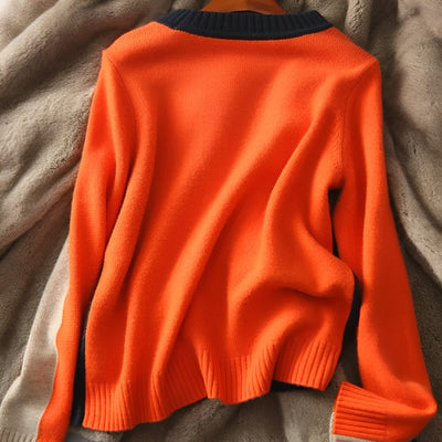 Macy - Modischer Pullover im Farbblock-Design