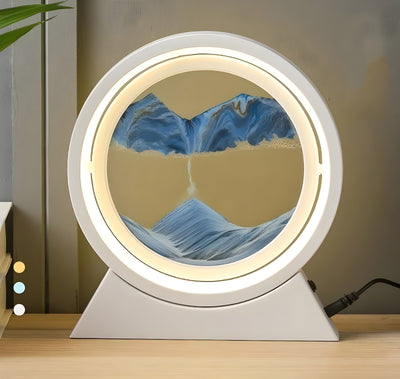 SandFlow Lampe – 3D Sandscape LED Tischlampe