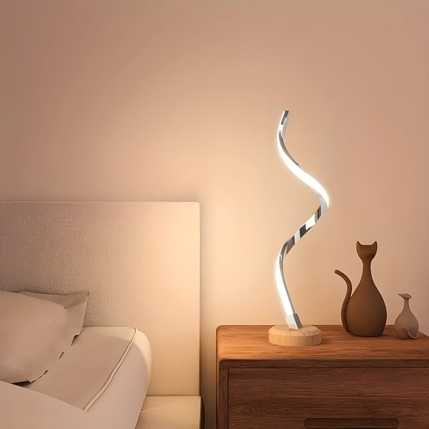 LumaCurve Lamp - Moderne LED-Schreibtisch-Tischlampe