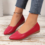 Fiora | Schuhe mit spitzer Zehe, die alle zusammenpassen in Burgundisch