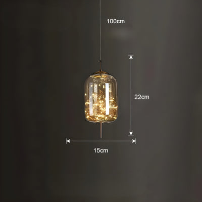 CrystalBeam Light - Moderne LED-Pendelleuchte Sterne