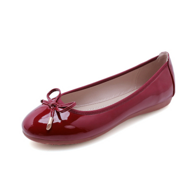 Melyssa - flache Damenschuhe mit Schleife