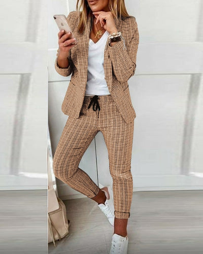 Vera - Lässiger Zweiteiler: Blazer & Hose