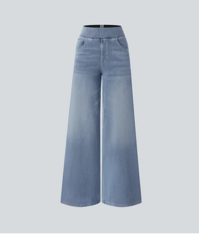 Weite High-Waist Jeans