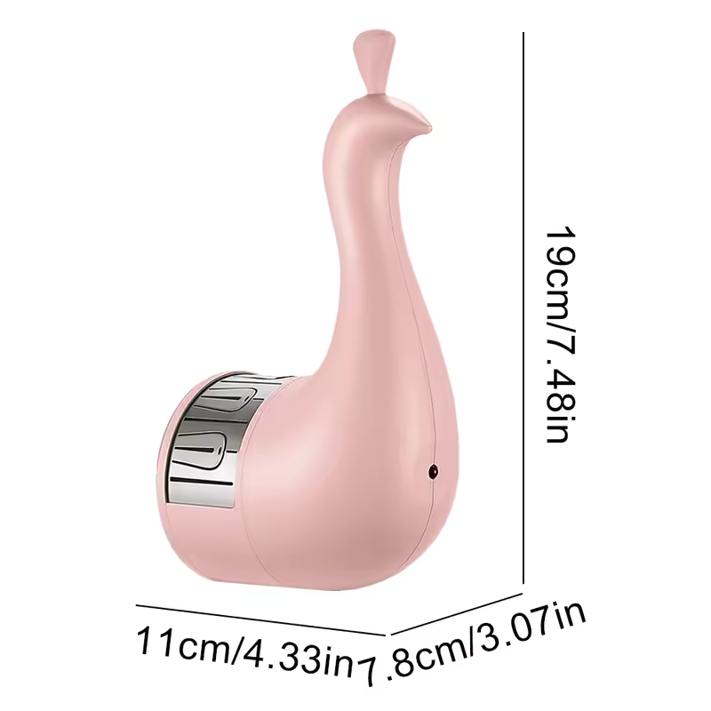 PeacockGlow LED-Projektionlampe – Dekorative Lampe mit Fernbedienung und Farbeffekten