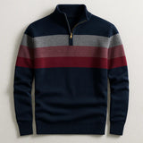 Gestreifter LORVEN Pullover in Marineblau