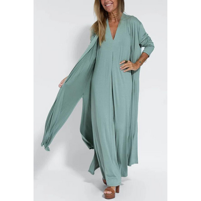 Ava – Ärmelloses Sommerkleid mit V-Ausschnitt