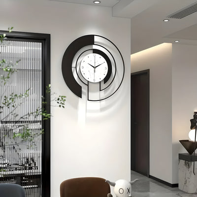TimelessArc Clock – Minimalistische Geräuschlose geometrische Wanduhr