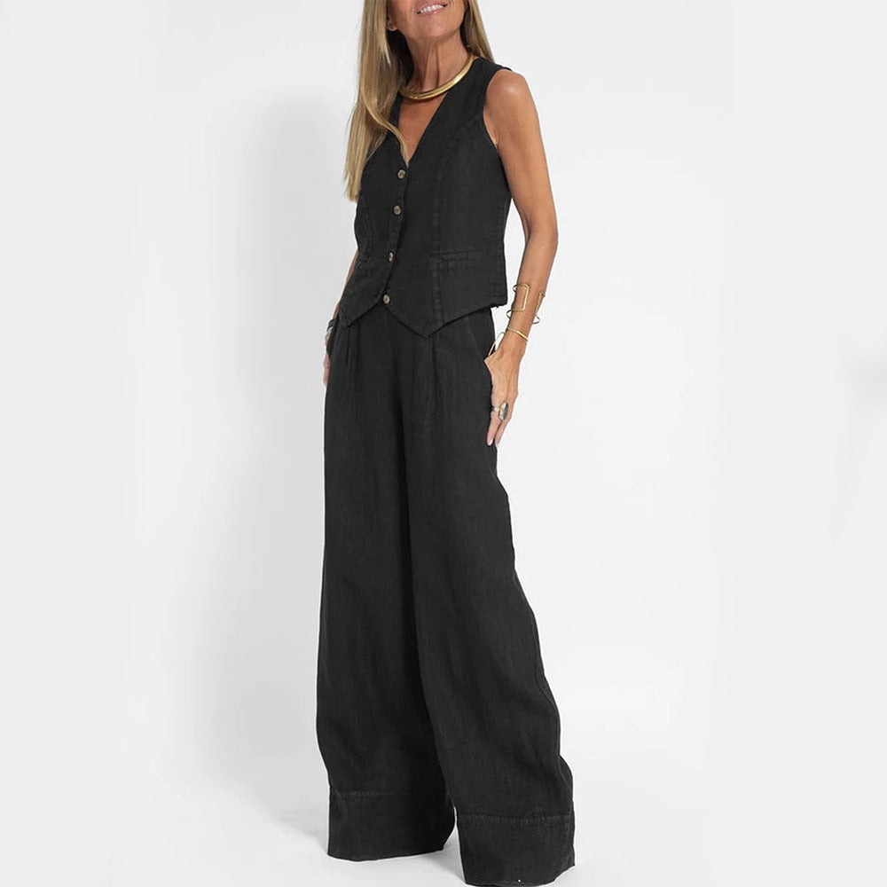 Gaia - Sommer-Set aus Leinen