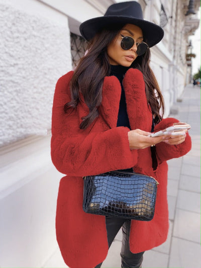 Astrid - Charakterstarke Jacke mit Kunstfell