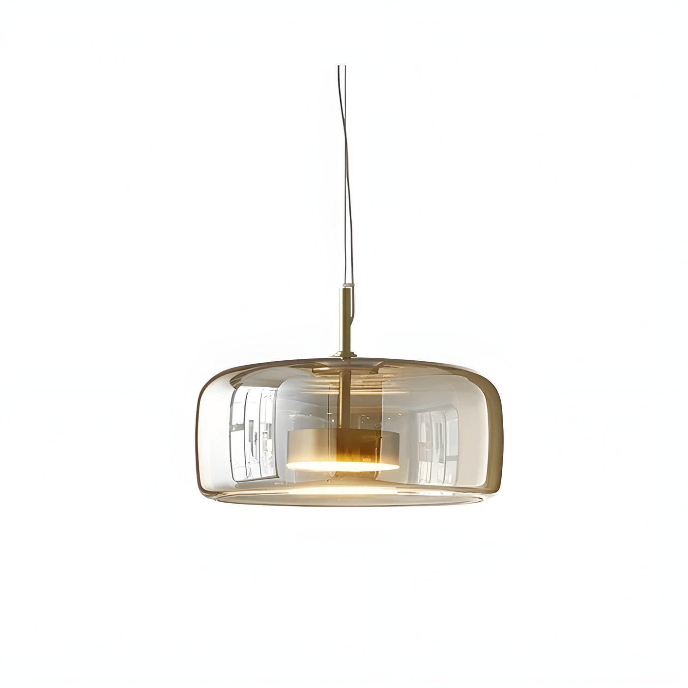 GlaceLuxe Light - Retro LED Glas Pendelleuchte