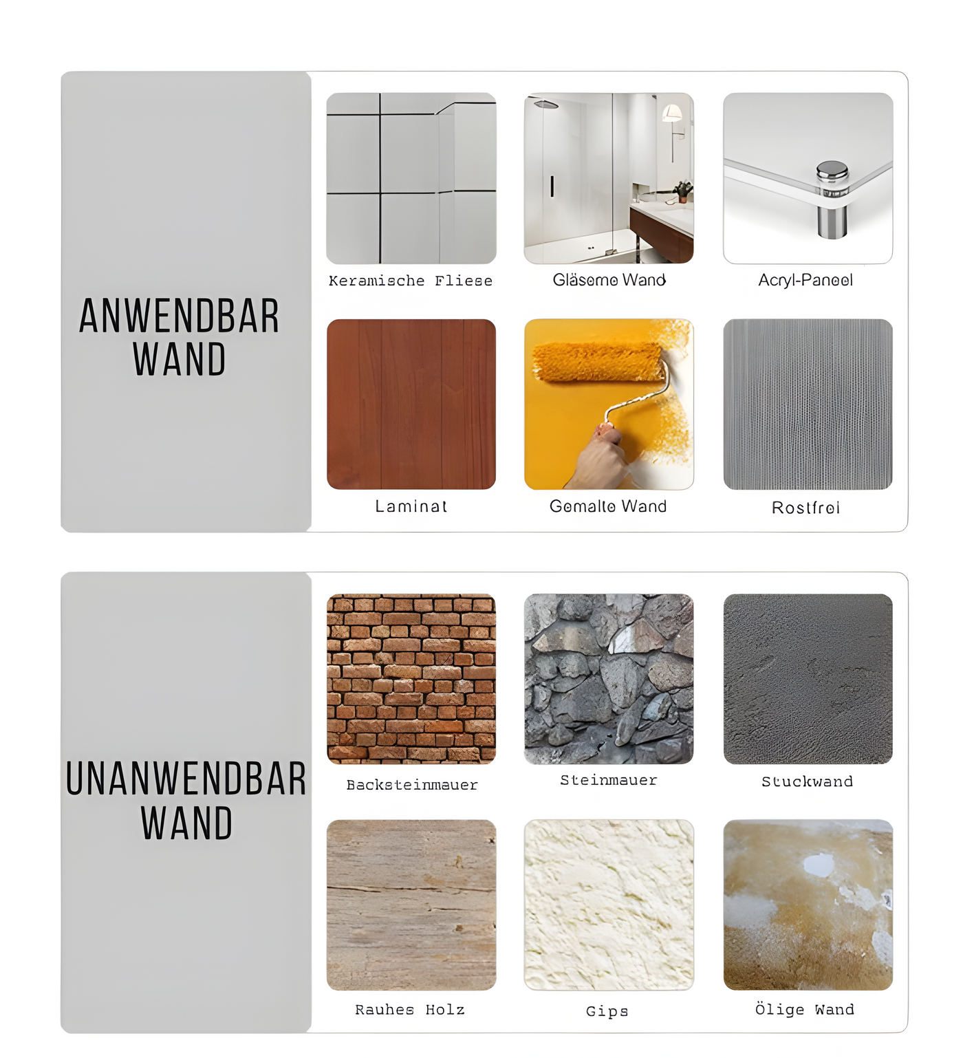 SnapDecor Fliesen – 3D Selbstklebende Wandfliesen