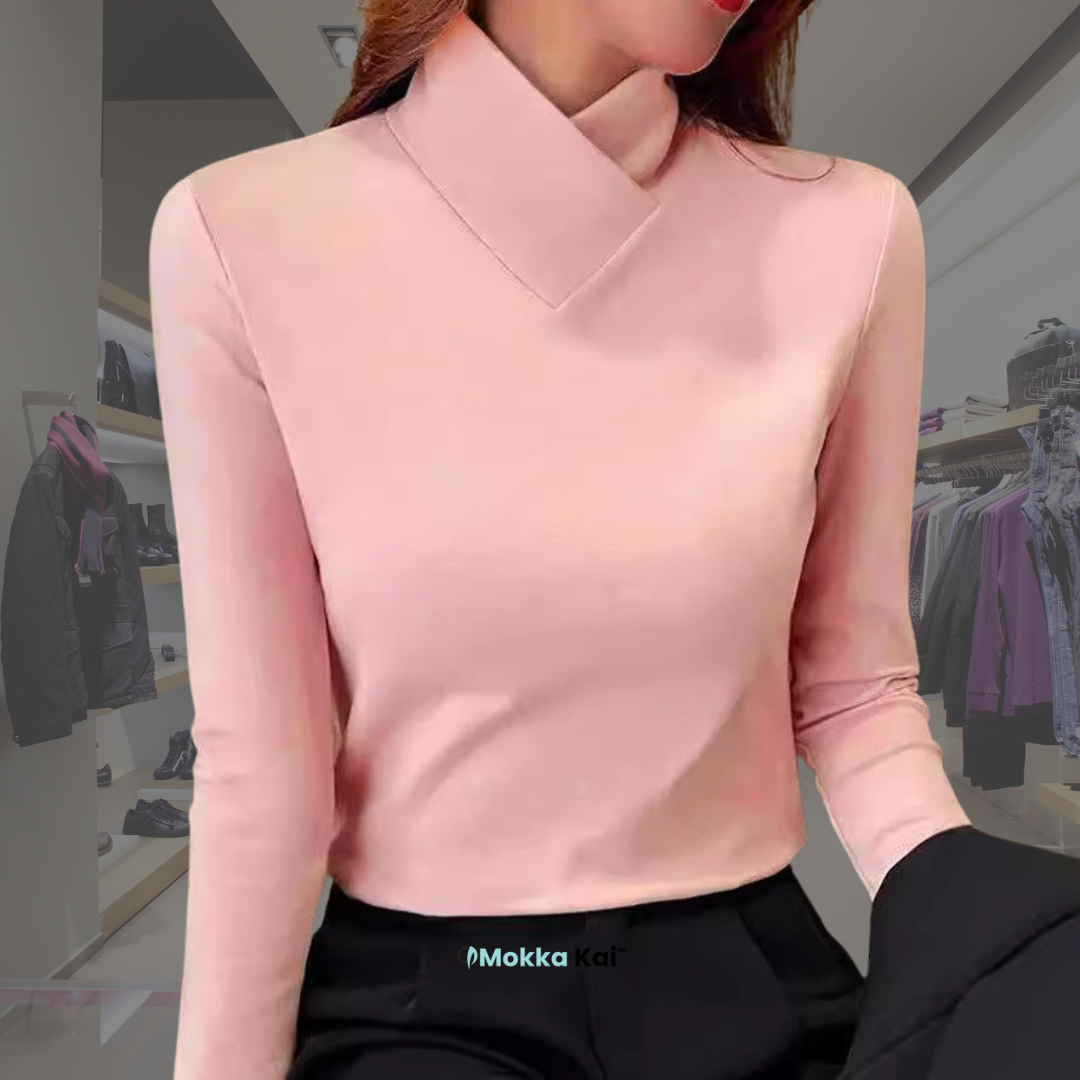 Marlene – Oberteil mit überkreuztem Kragen