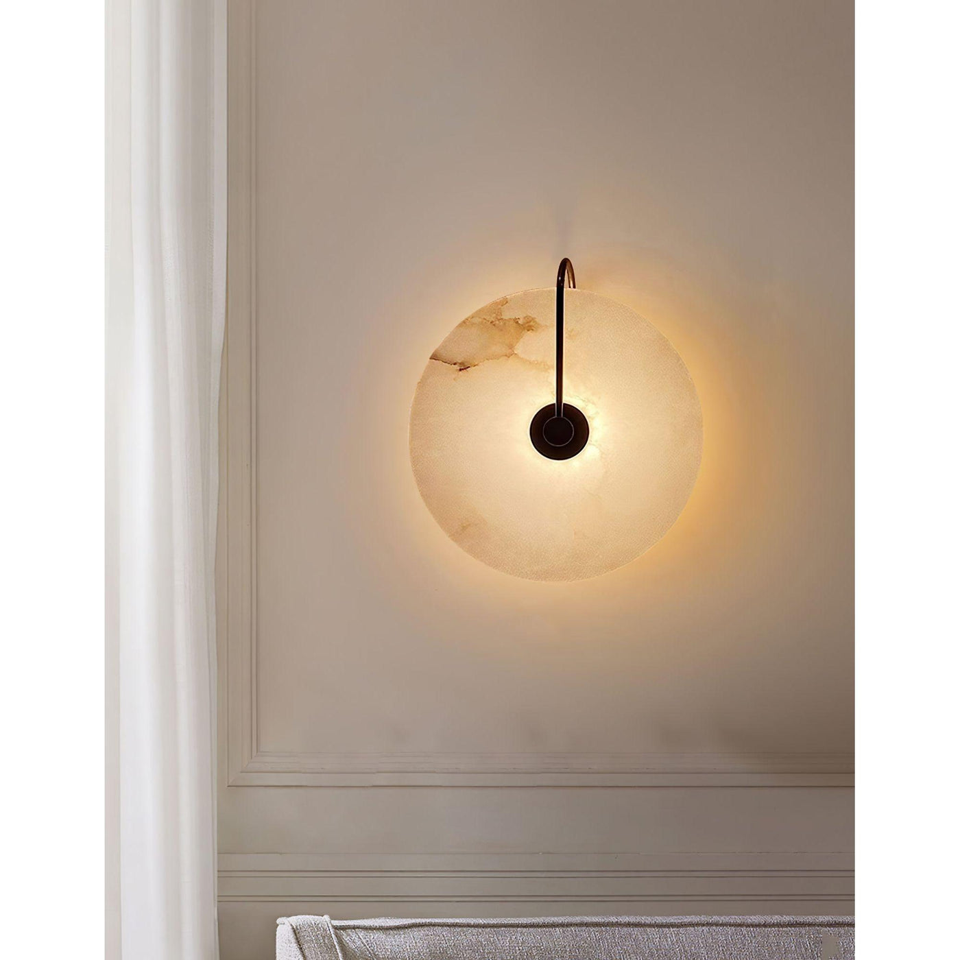 LuxeStone Light - Moderne Stein LED-Wandleuchte