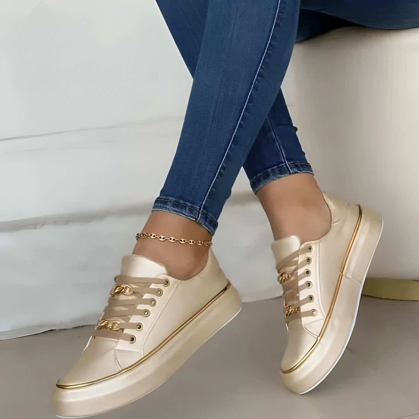 Sofia | Trendige Bequeme Sneakers