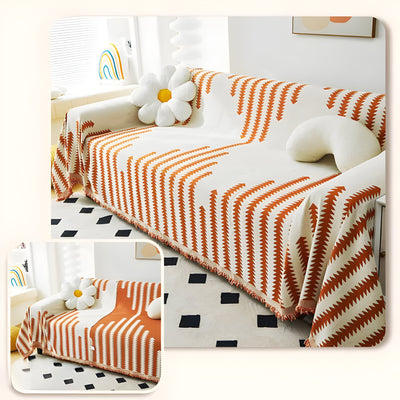 HomeHaven Cover - Doppelseitige Chenille-Stoff-Sofahusse