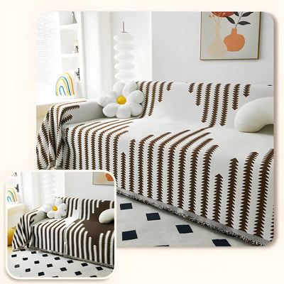 HomeHaven Cover - Doppelseitige Chenille-Stoff-Sofahusse