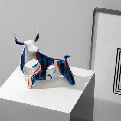 Anker-Bullenskulptur