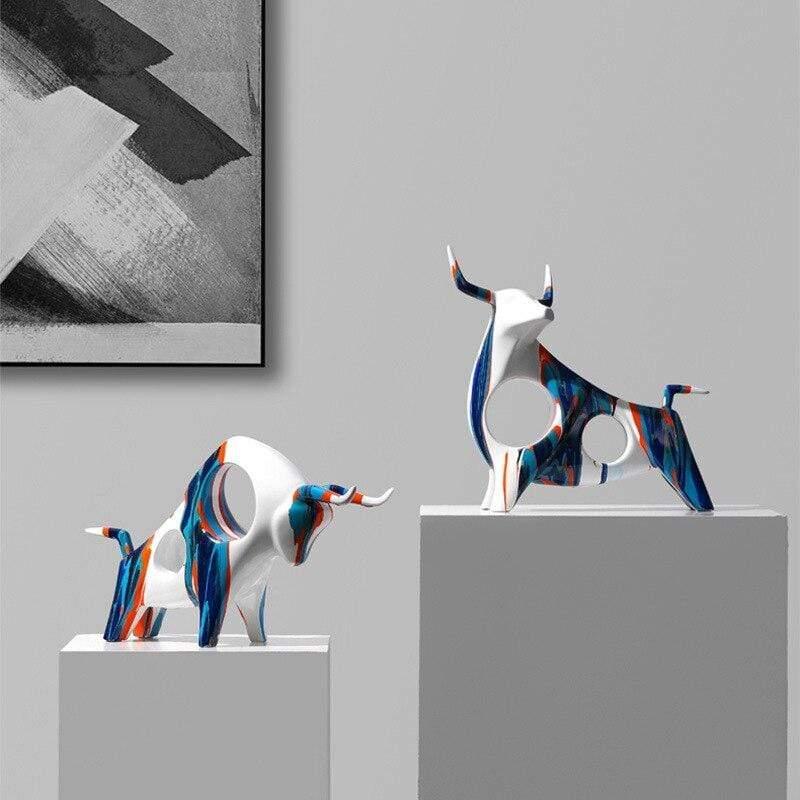 Anker-Bullenskulptur