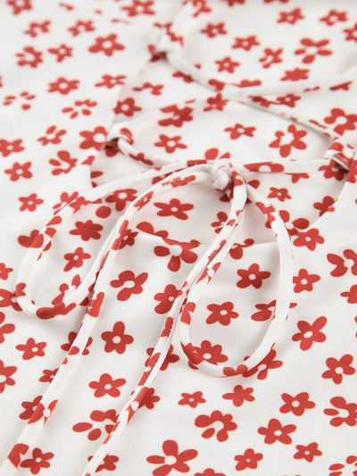 Johanna | Romantisches Blumenkleid mit Spaghettiträgern – Zeitlose Schönheit & Komfort