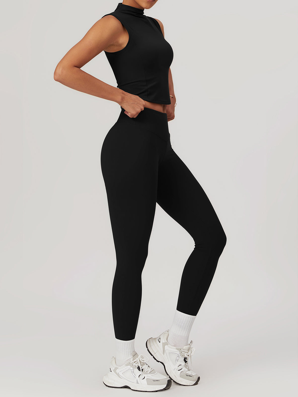High-Waist Po-Lifting Leggings – Formende Bauchkontrolle Sportbekleidung