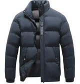 Warme Designer Winterjacke für Herren in Blau