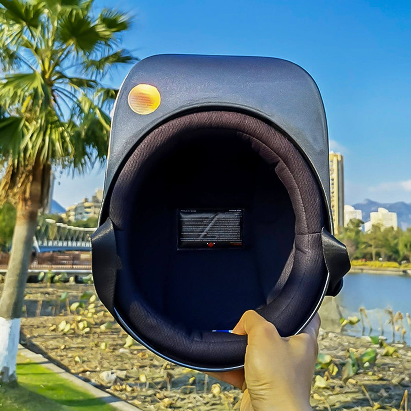 Baseballmütze Motorradhelm