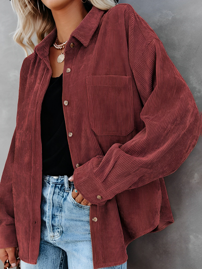 Valentina - Elegante Cord-Jacke