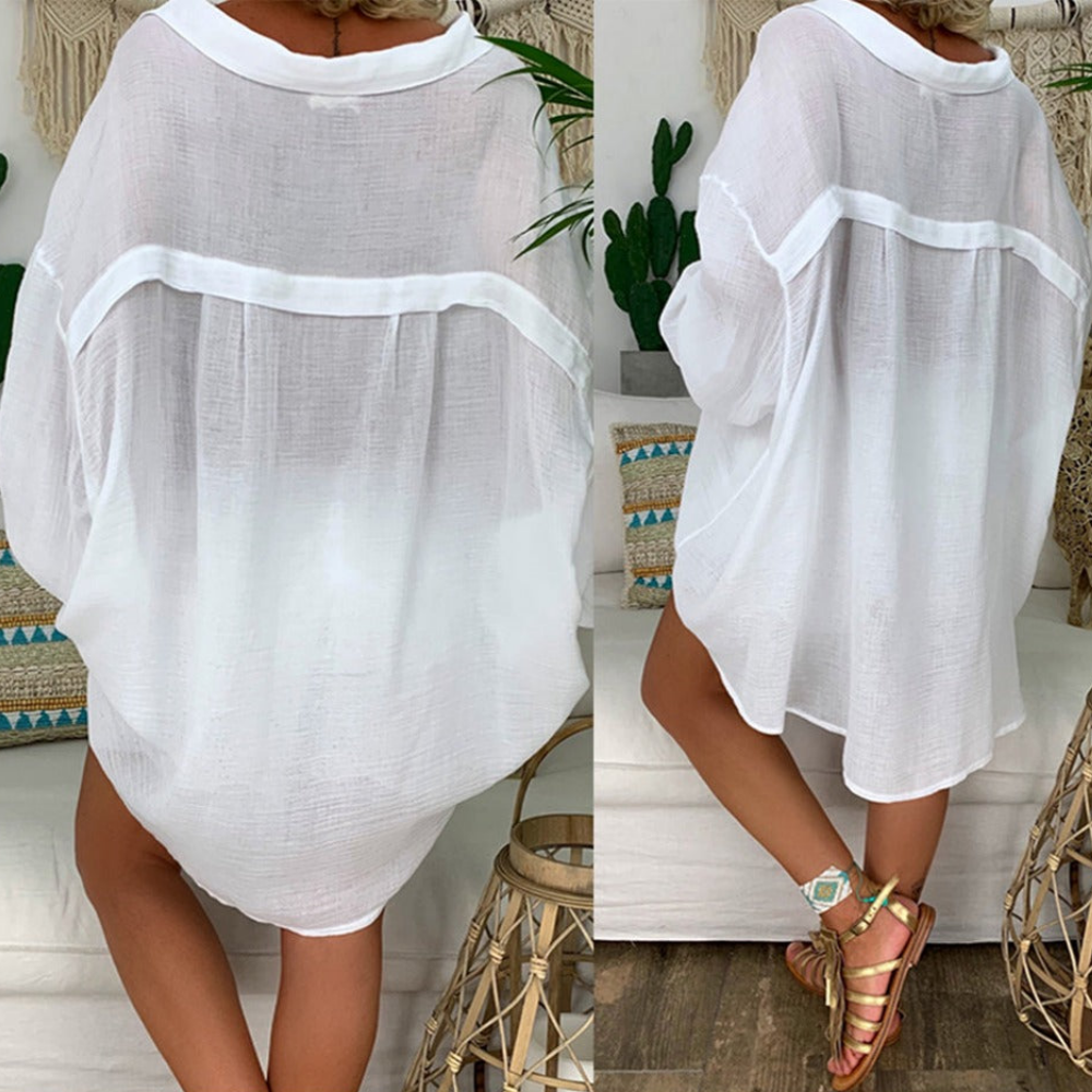 Patricia - Oversized Hemdbluse Damen