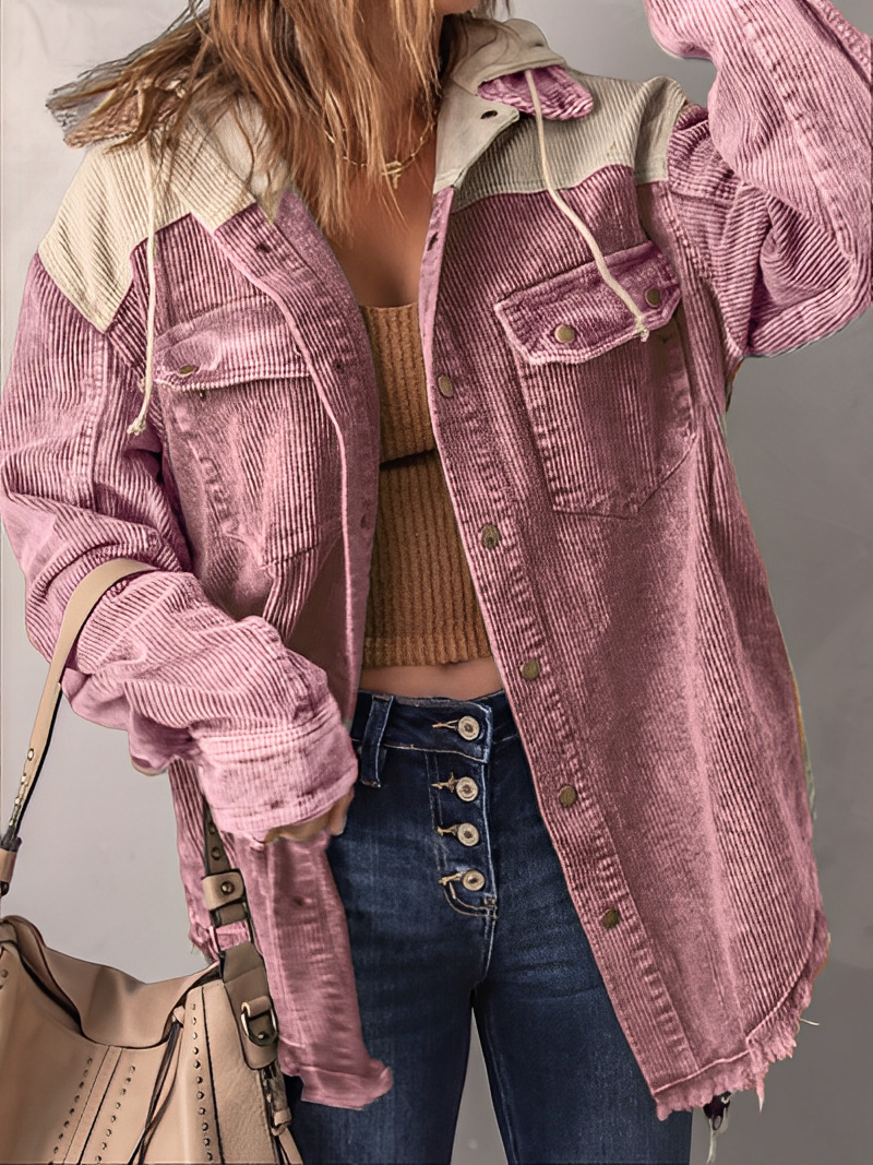 Bianka - Stylische 3-farbige Jacke