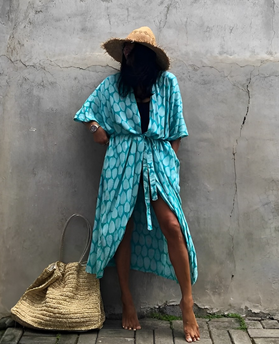 Raphaela - Eleganter Strand-Kimono für Damen